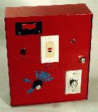 Front panel of controller cabinet