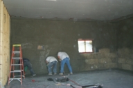 Stucco application